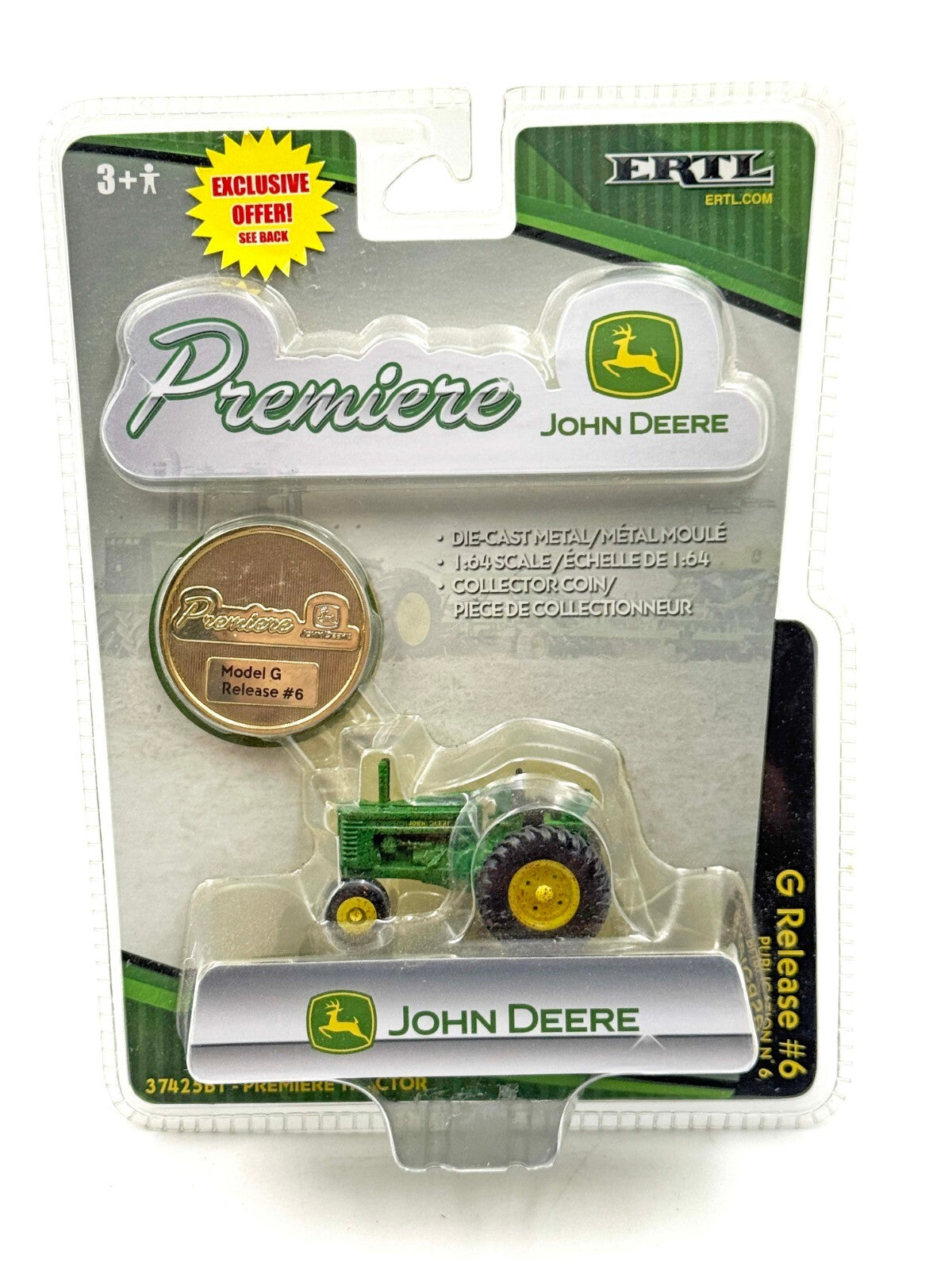 1/64 John Deere Model G, Premiere Series #6, Muddy