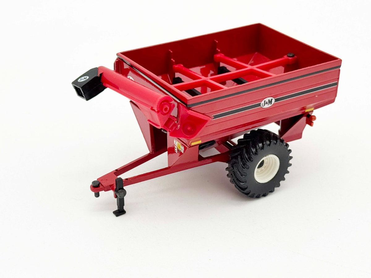 1/64 J and M Red Grain Cart Auger Wagon