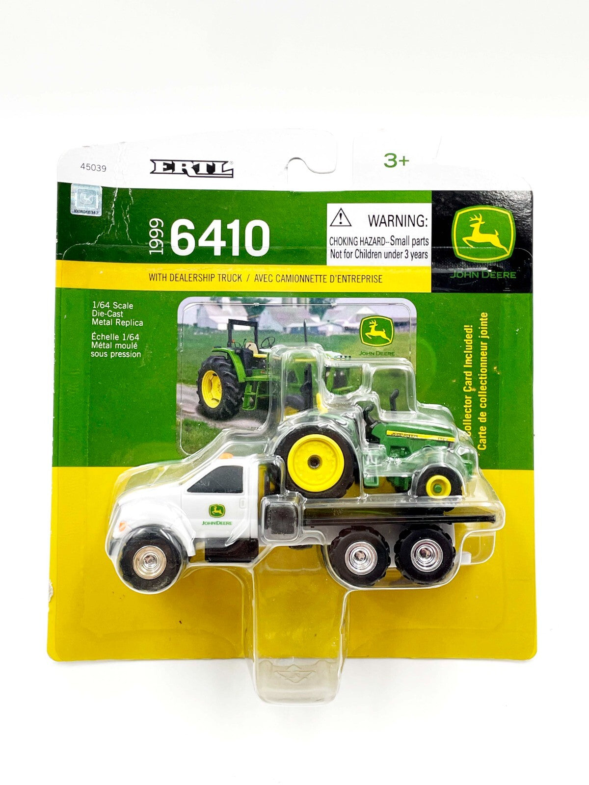 1/64 John Deere 6410 Tractor With Dealership Truck