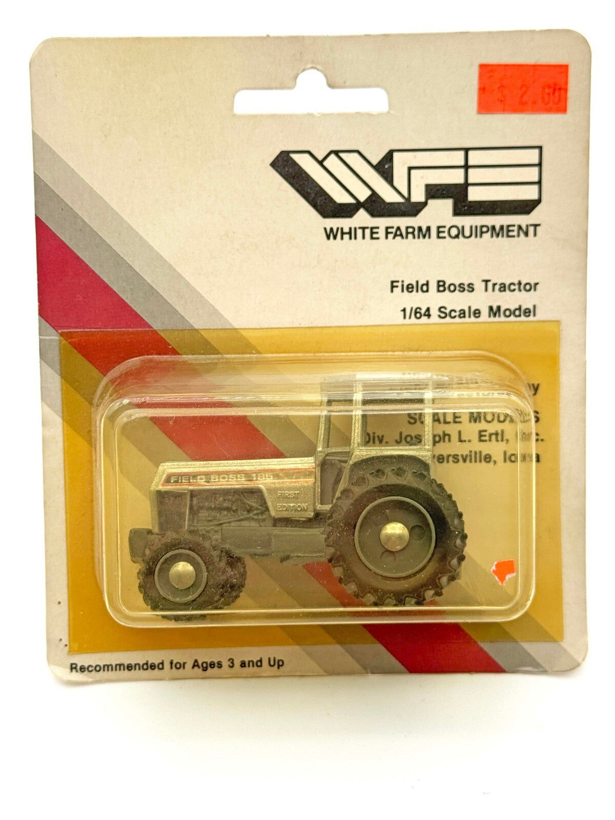 1/64 White Farm Equipment Field Boss 185 Tractor With Front Wheel Assist