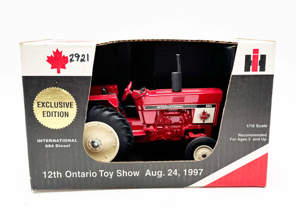 1/16 International Harvester 684 Diesel Tractor, 1997 Ontario Toy Show