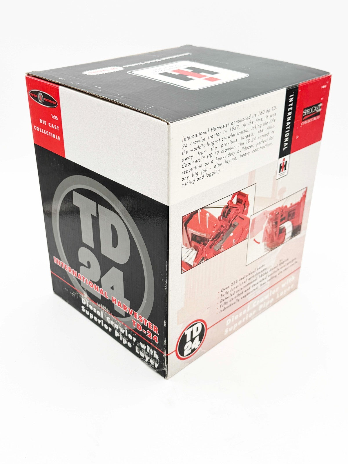 1/25 TD-24 Diesel Crawler With Superior Pipe Layer International Harvester