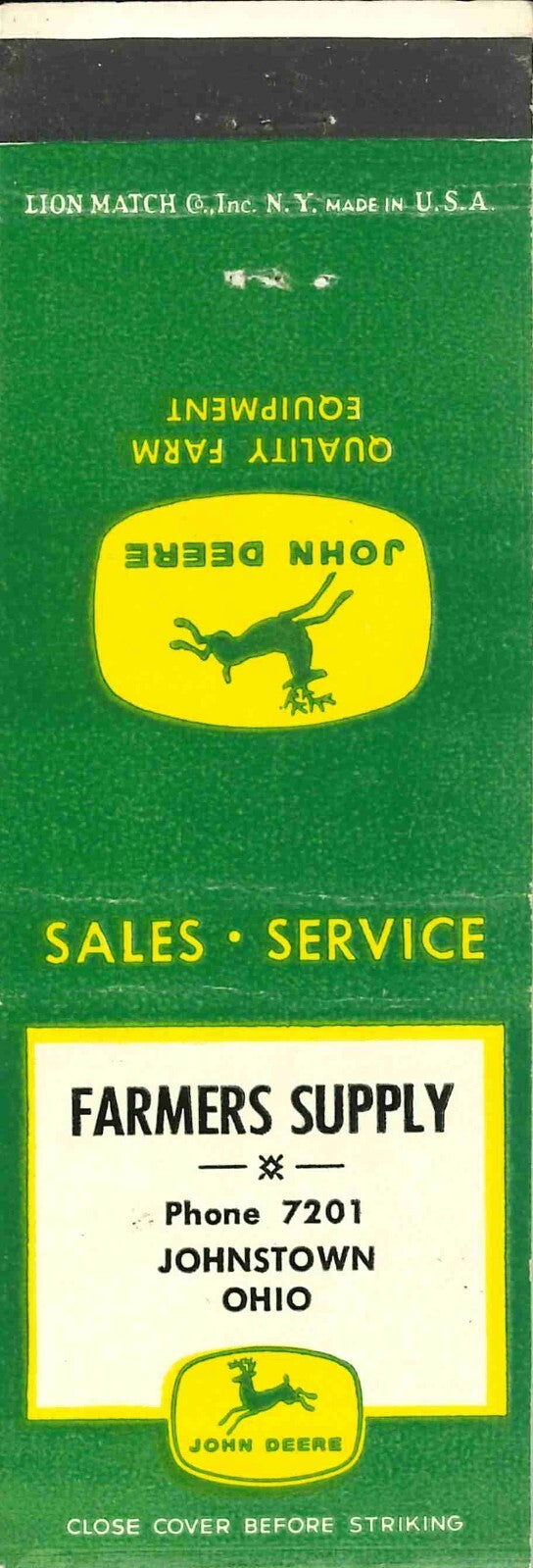 John Deere Matchbook 4 Leg Farmers Supply Johnstown Ohio