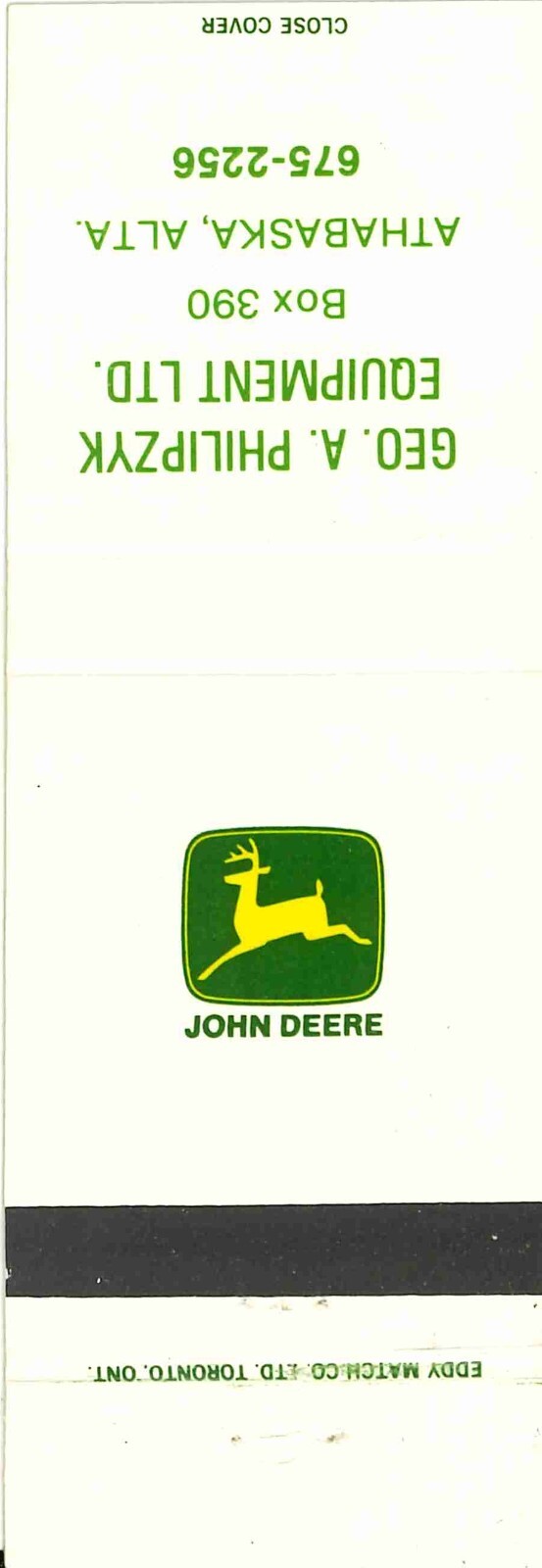 John Deere Matchbook 2 Leg Geo A Philipzyk Equipment LTD Athabaska Alberta