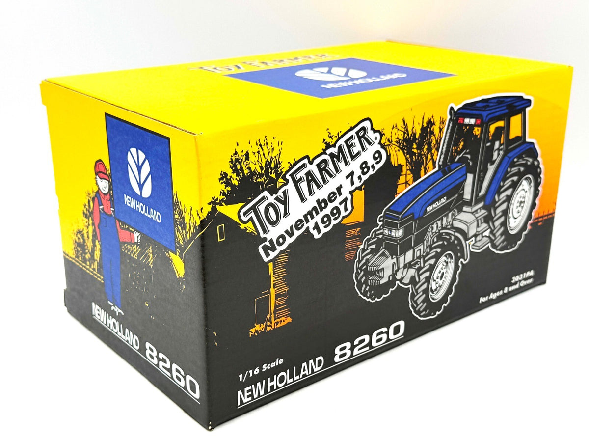 1/16 New Holland 8260 Tractor, 1997 Toy Farmer Show Edition