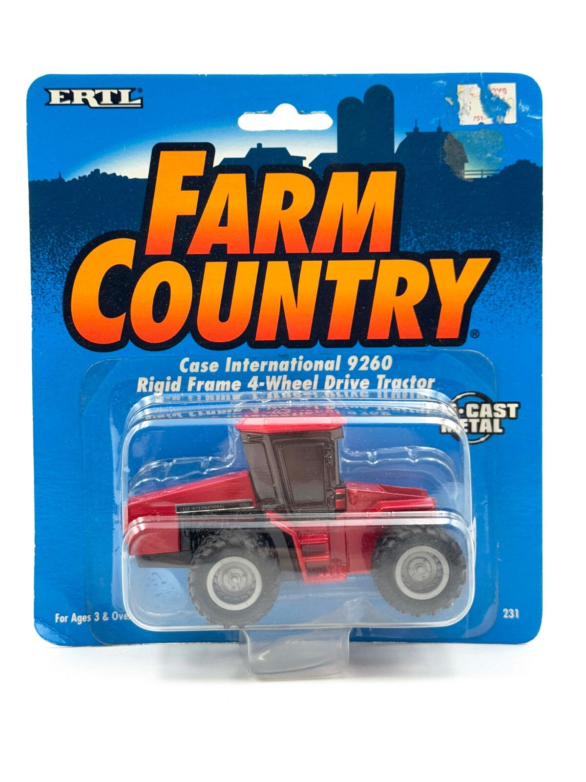 1/64 Case International 9260 Rigid Frame 4-Wheel Drive Tractor With Duals