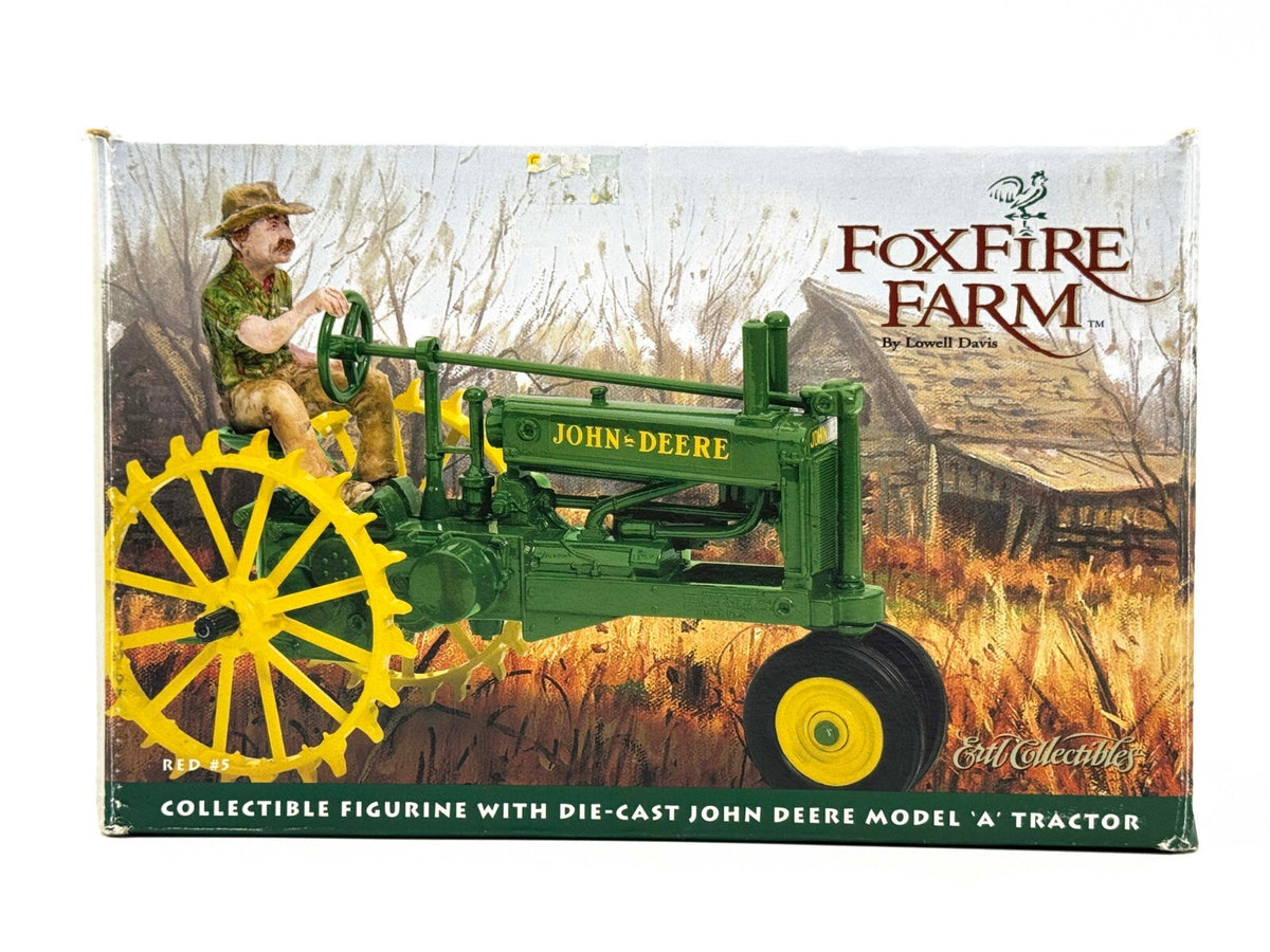 1/16 Fox Fire Farm John Deere Model A Tractor Steel Rear Wheels And Rubber Front