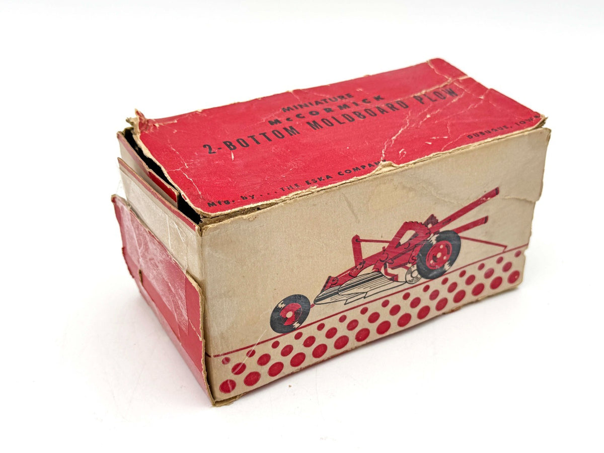 1/16 McCormick Deering 2 Bottom Plow in Original Box Eska
