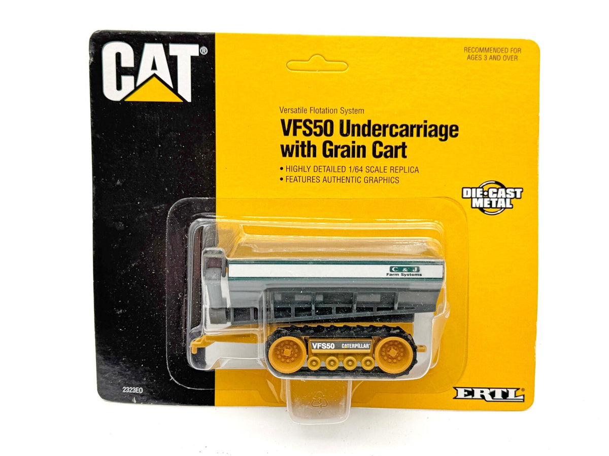 1/64 Cat Caterpillar VFS50 Undercarriage W/ Grain Cart