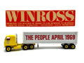 1/64 Winross Truck Semi The People April 1969 WXXI A019