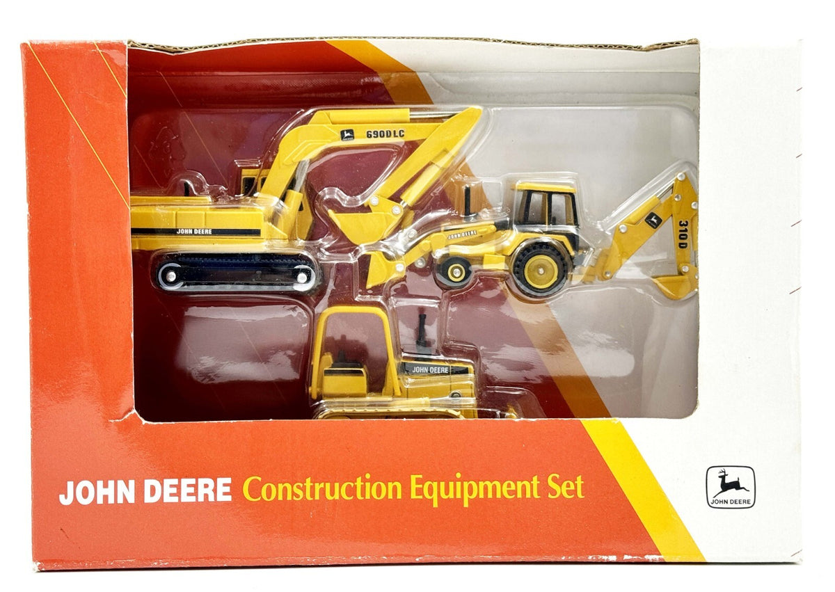 1/64 John Deere Construction Set 690DLC Excavator 310D Backhoe Dozer