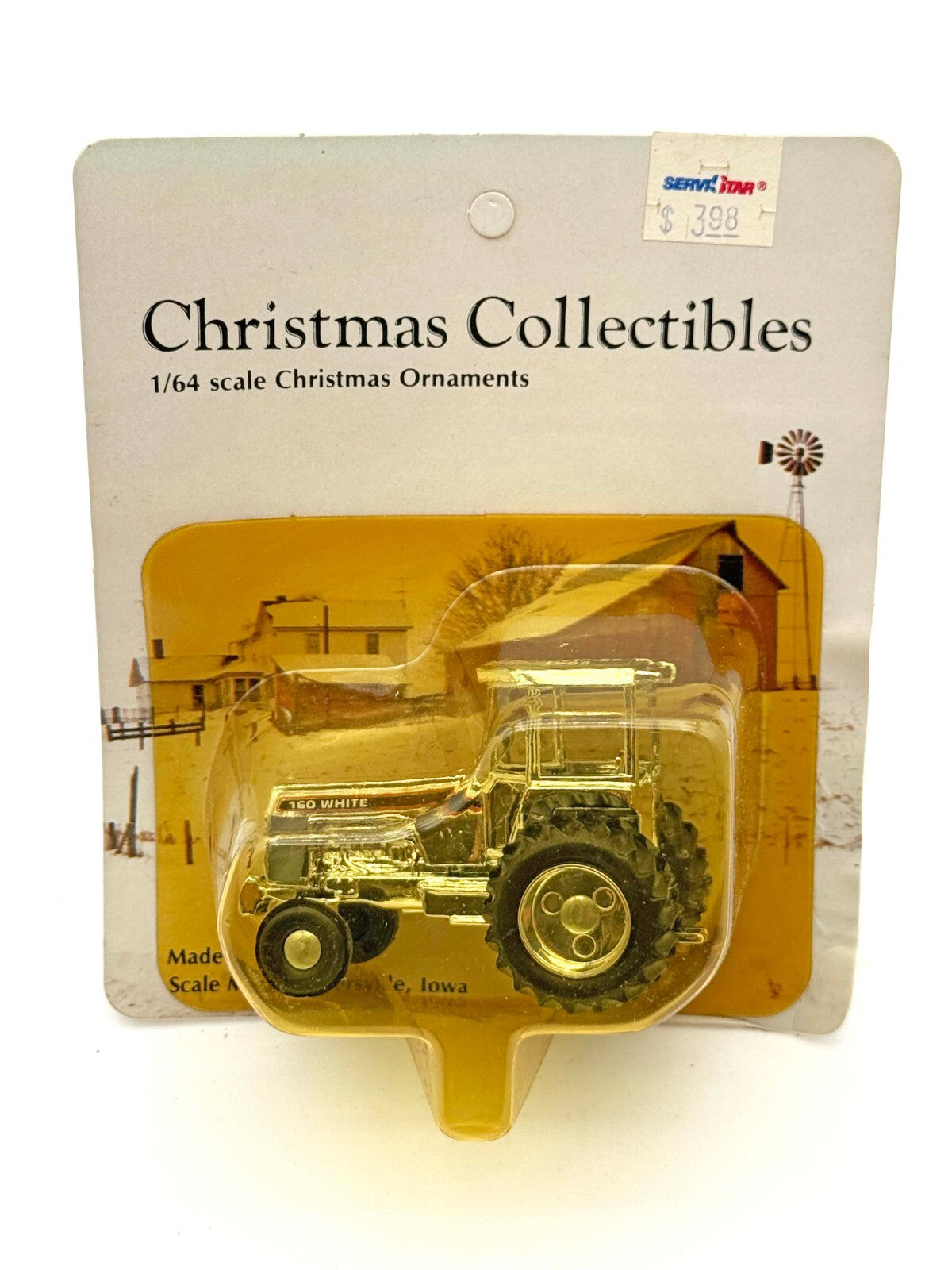 1/64 White 160 Tractor, Christmas Collectibles 
