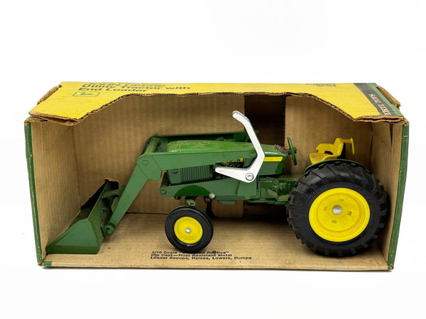 1/16 John Deere Utility Tractor w/ Loader in  Yellow Top Box