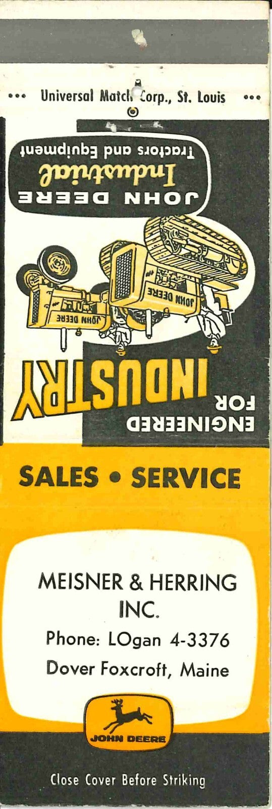 John Deere Matchbook 440 Industrial  Meisner & Herring Inc Dover Foxcroft Maine