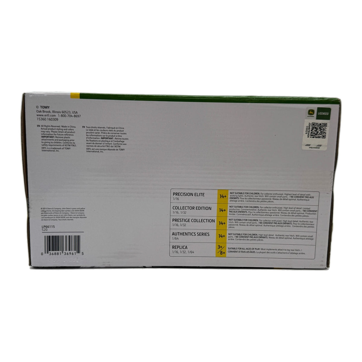 1/16 John Deere 520 Wide Front