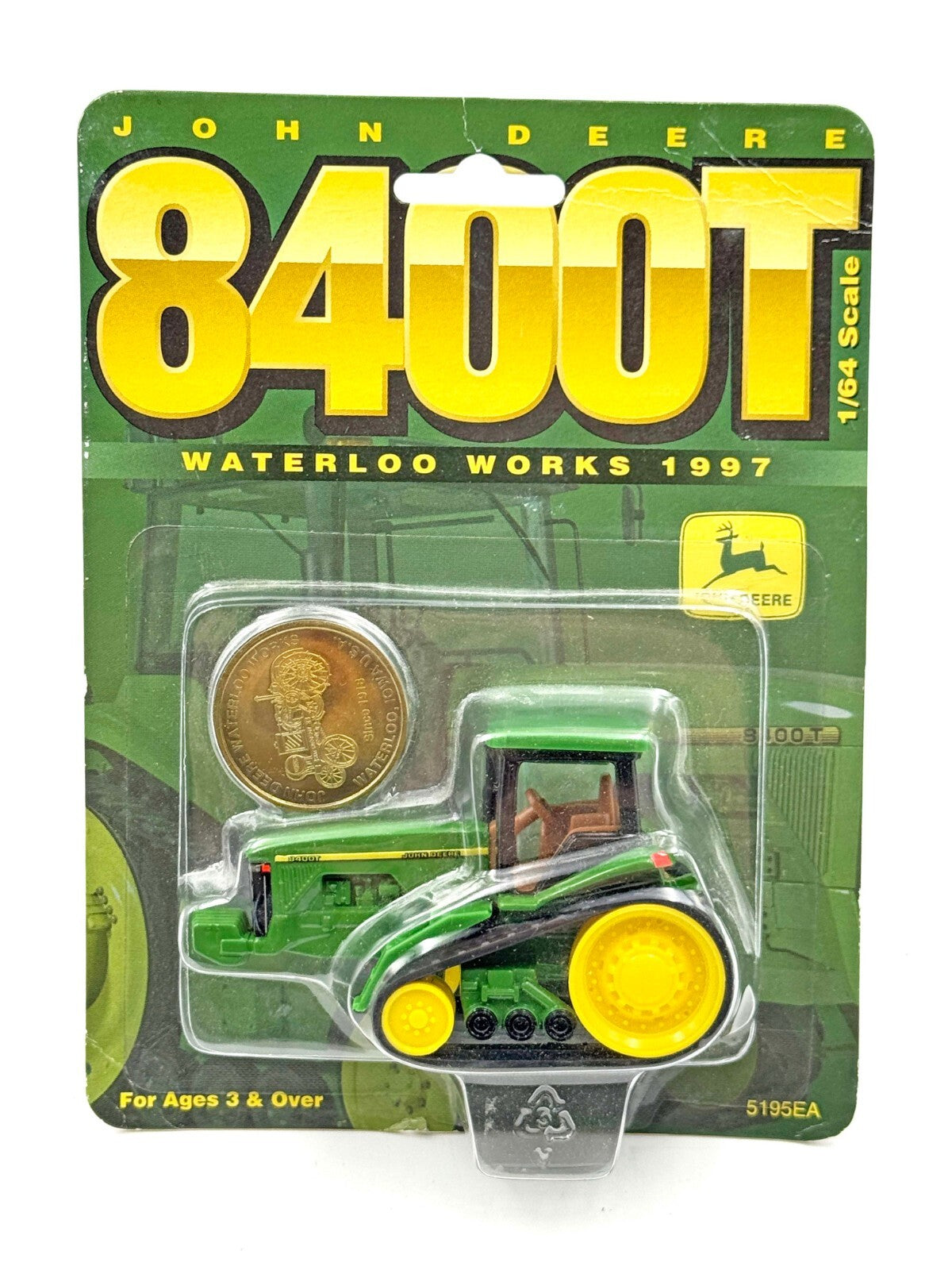 1/64 John Deere 8400T Tractor Waterloo Works 1997