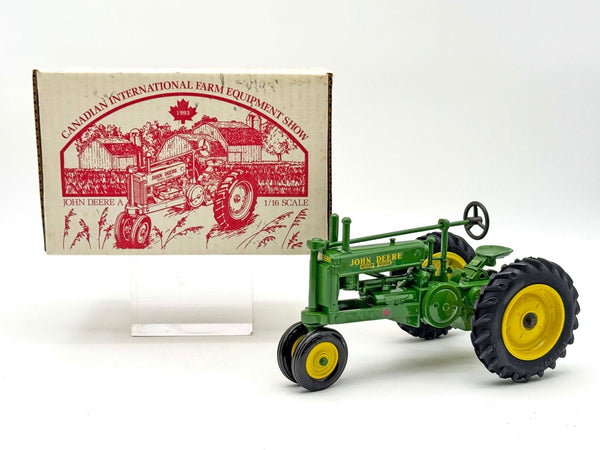 1/16 John Deere Model A Canadian Farm Equipment Show 1993 All Cast Wheels