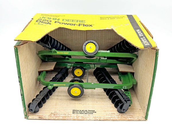 1/16 John Deere 220 Power Flex Disk in Yellow Top Box