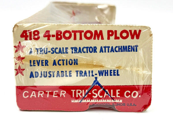 1/16 Tru Scale Four Bottom Plow in Bubble Box