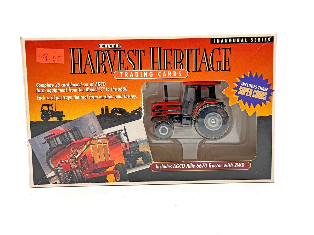 1/64 Allis Chalmers 6670 Tractor With Trading Cards