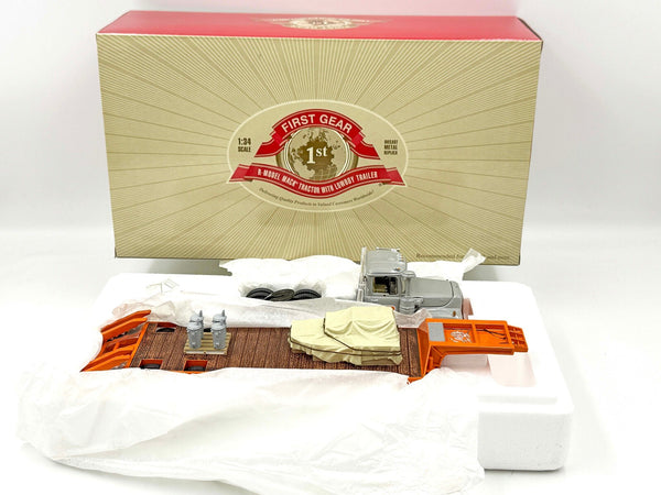 1/34 Mack R Model w/ Lowboy and Load PPL