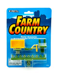 1/64 3 Pt Tractor Accessories w/ Carrier, Posthole Digger, Bale Fork, Cultivator
