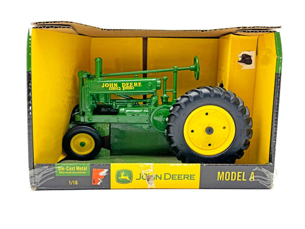 1/16 John Deere Unstyled Model A Tractor on Rubber With Narrow Front