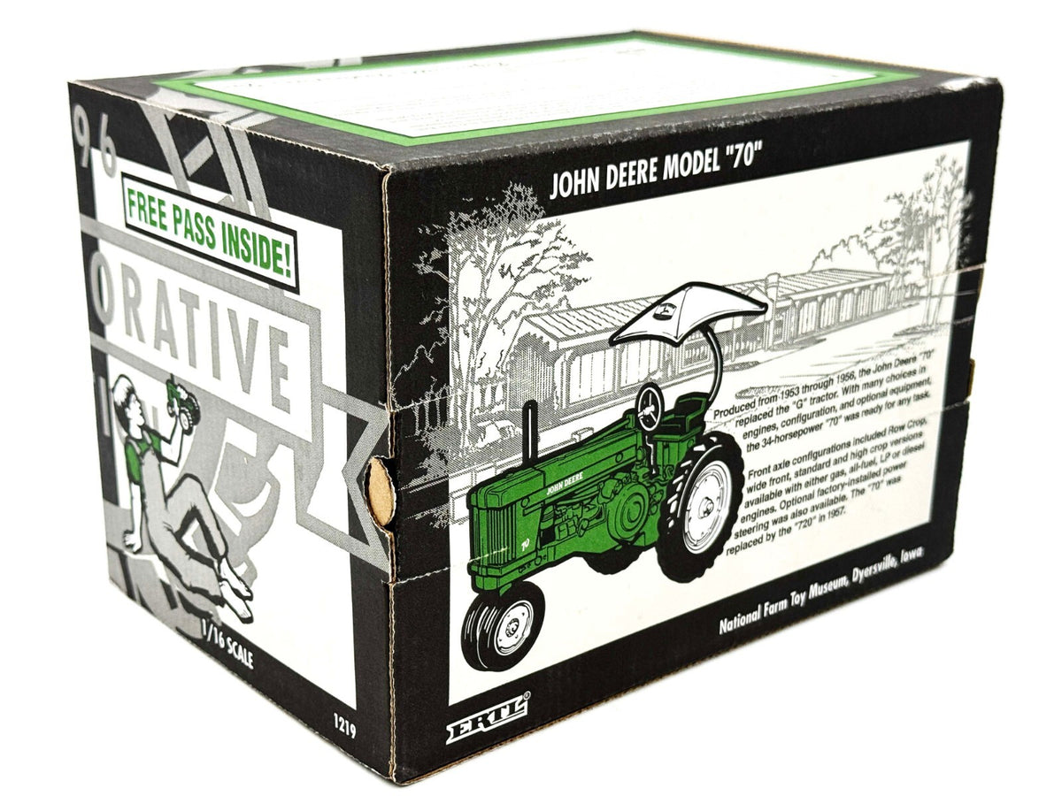 1/16 John Deere Model 70 Tractor With Narrow Front & Umbrella, National Farm Toy