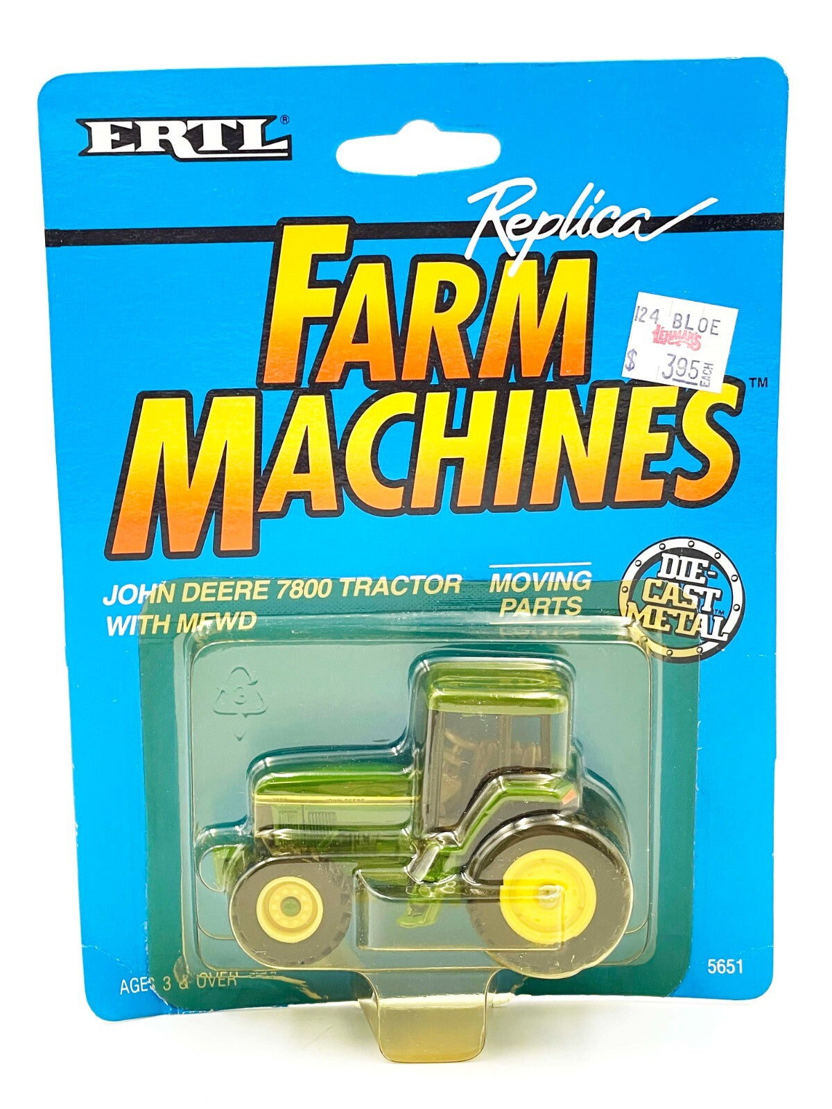 1/64 John Deere 7800 Tractor With Front Wheel Assist