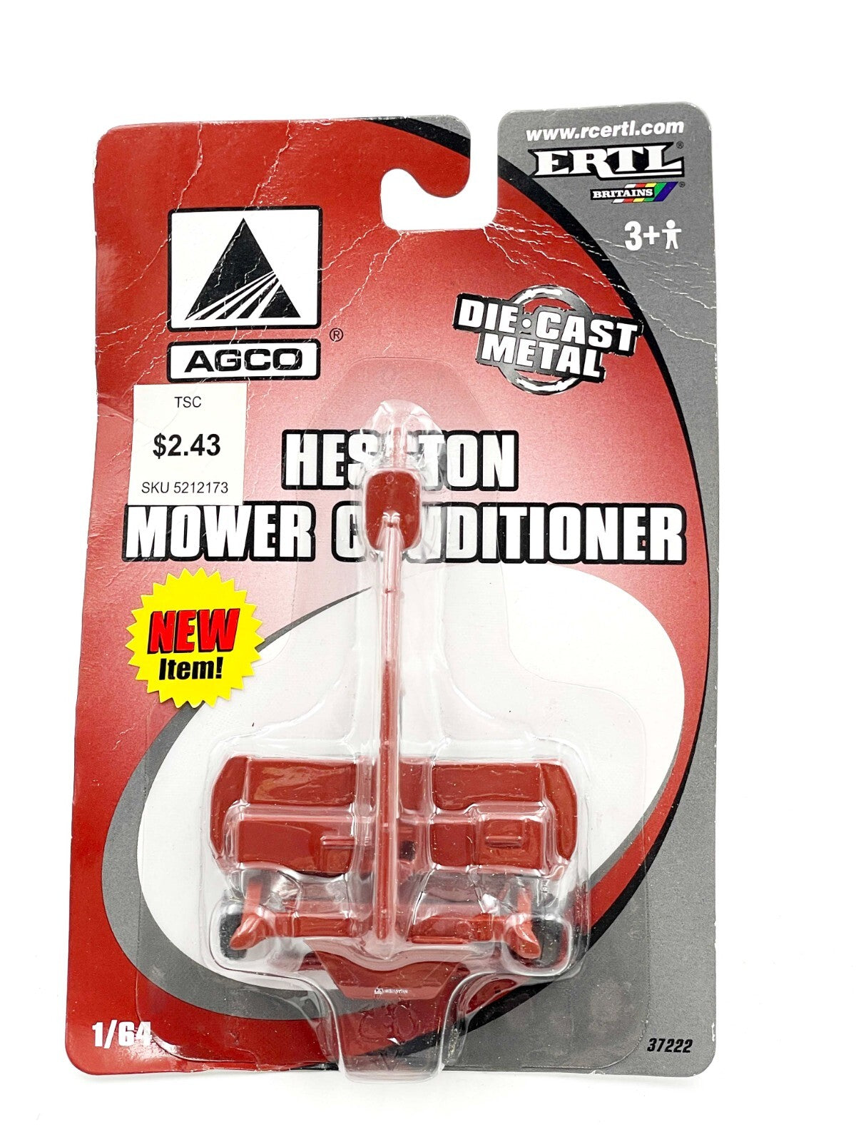 1/64 Hesston Mower Conditioner Haybine On TSC Card
