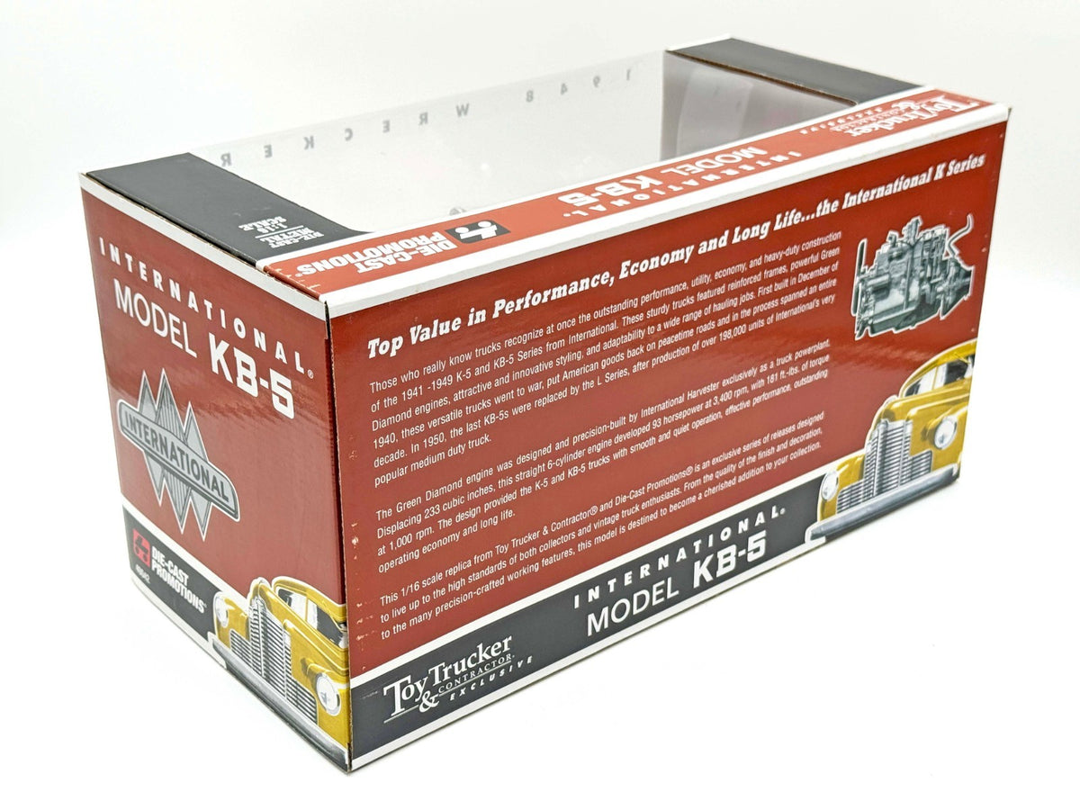 1/16 International KB - 5 Wrecker Tow Truck Construction Show