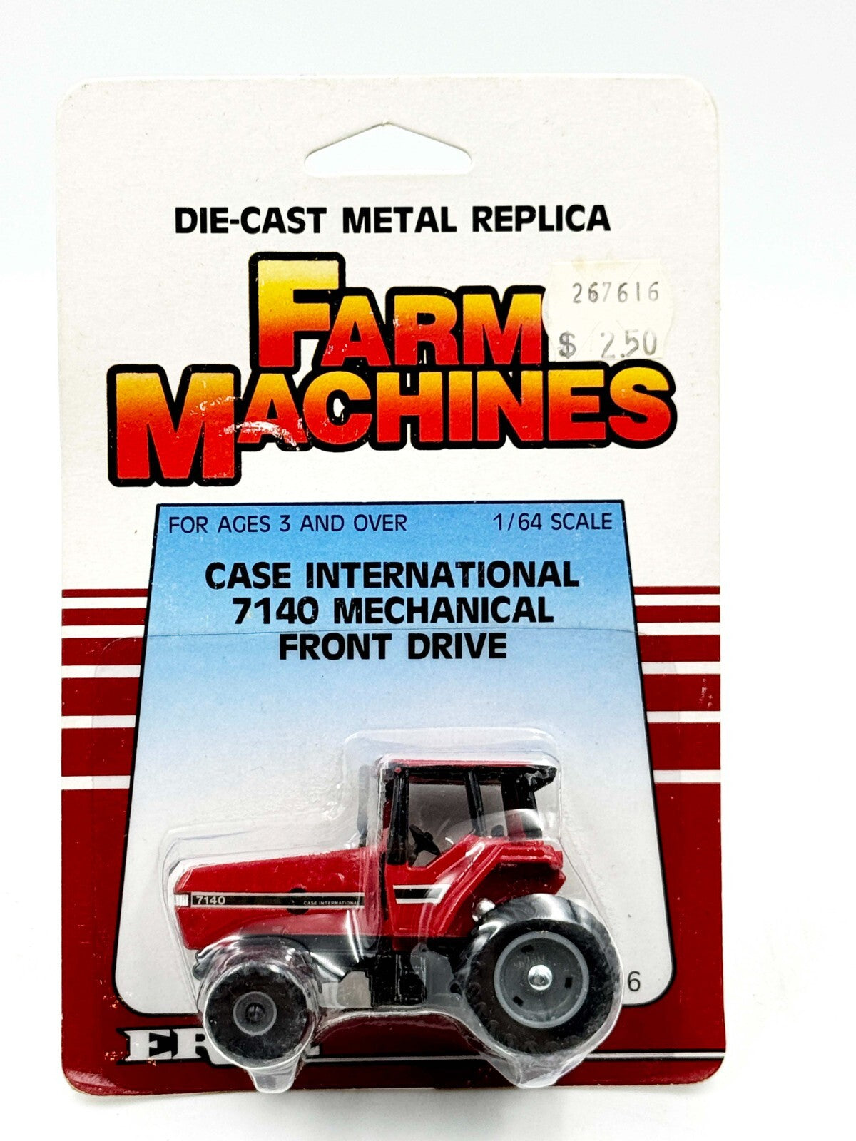 1/64 Case International 7140 Front Wheel Assist With Extended Hood