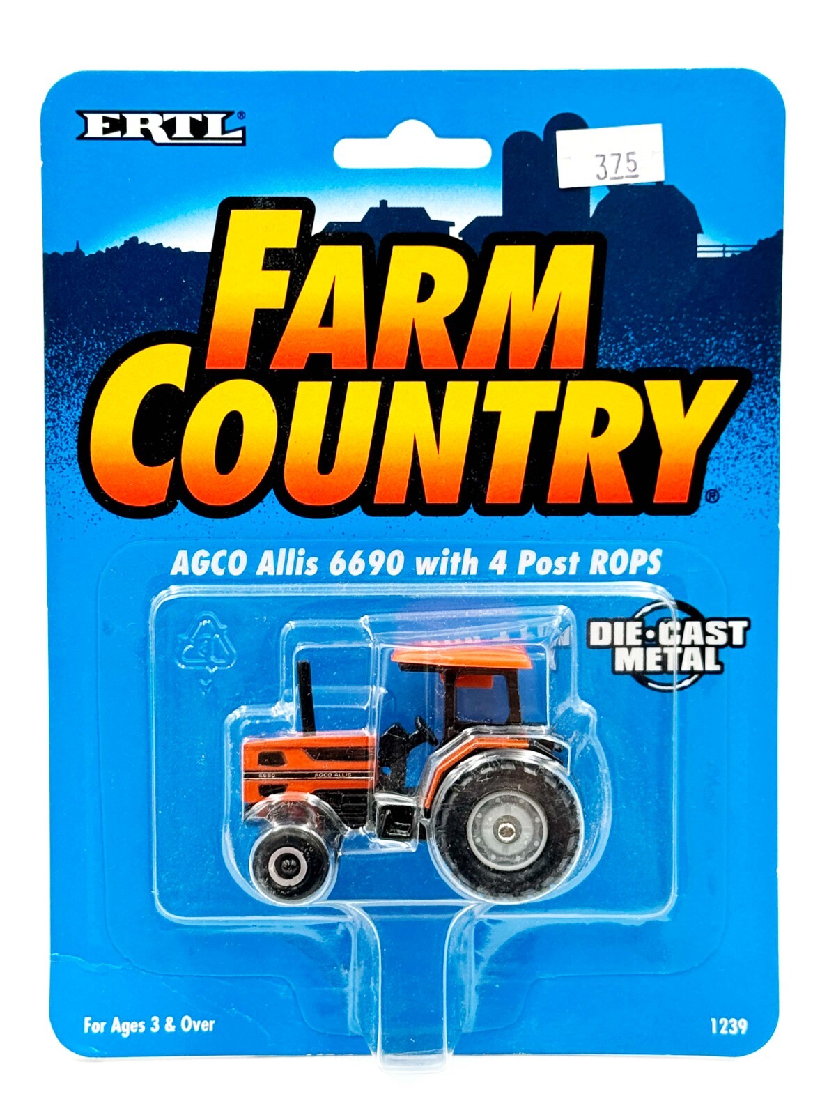 1/64 Agco Allis 6690 Tractor With 4 Post ROPS