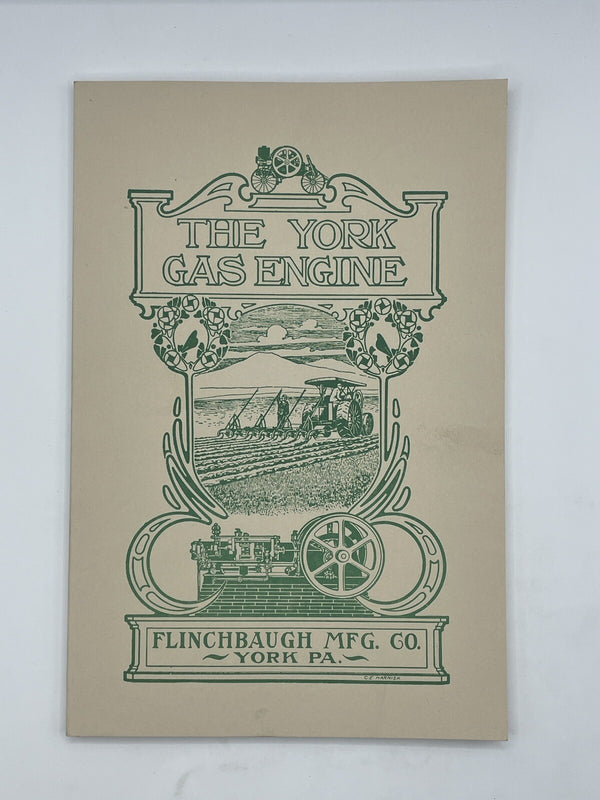 The York Gas Engine Flinchbaugh Mfg Brochure