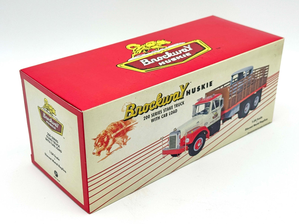 1/34 Brockway Huskie 200 Series Stake Truck w/ Cab Laod