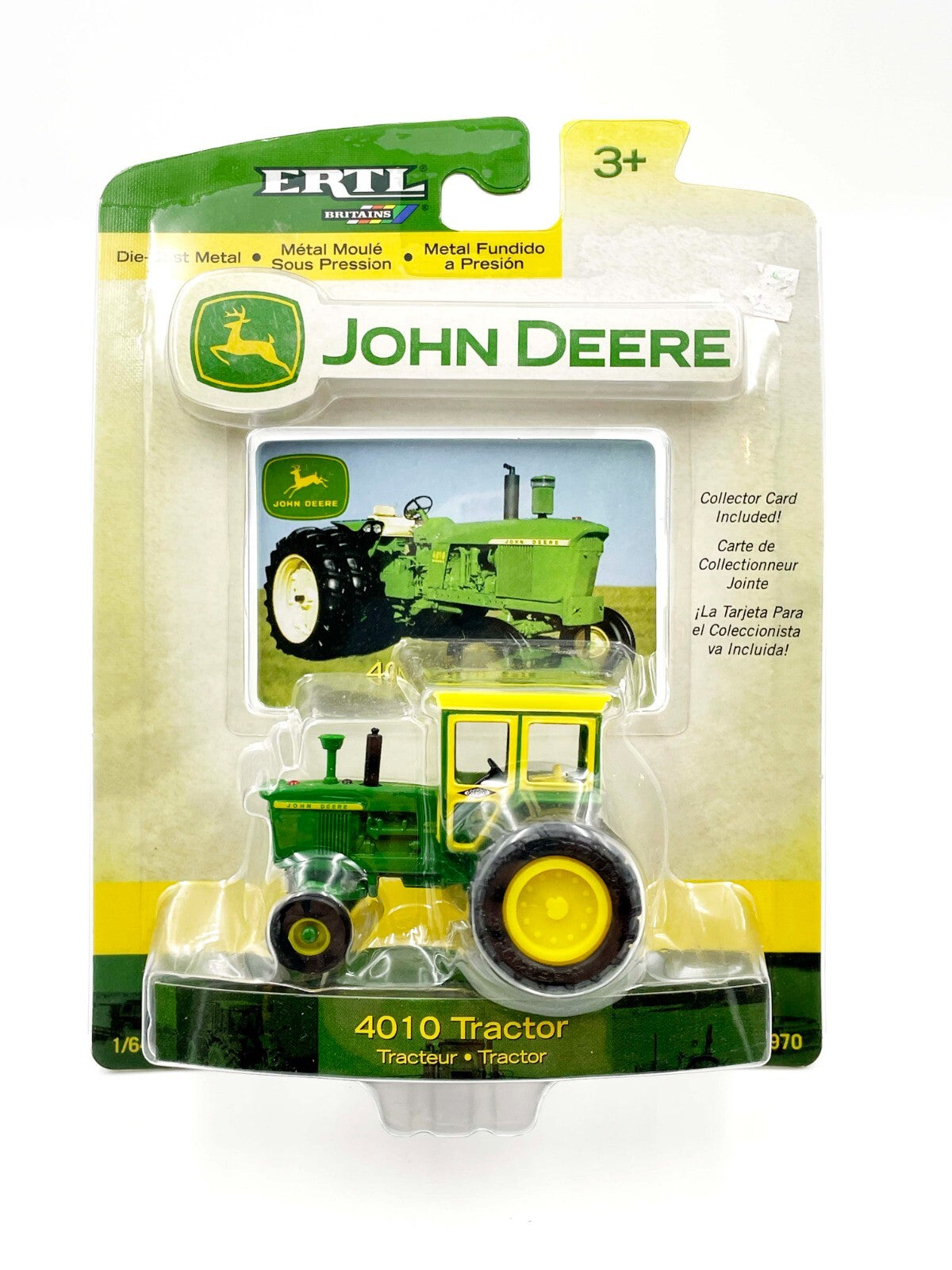 1/64 John Deere 4010 Wide Front Tractor With Hiniker Cab & Rear Duals
