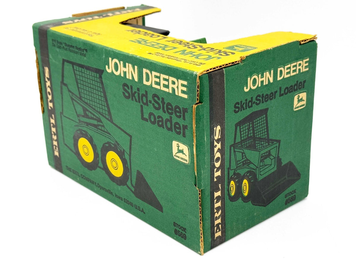 1/16 John Deere Skid Steer Loader in Yellow Top Box