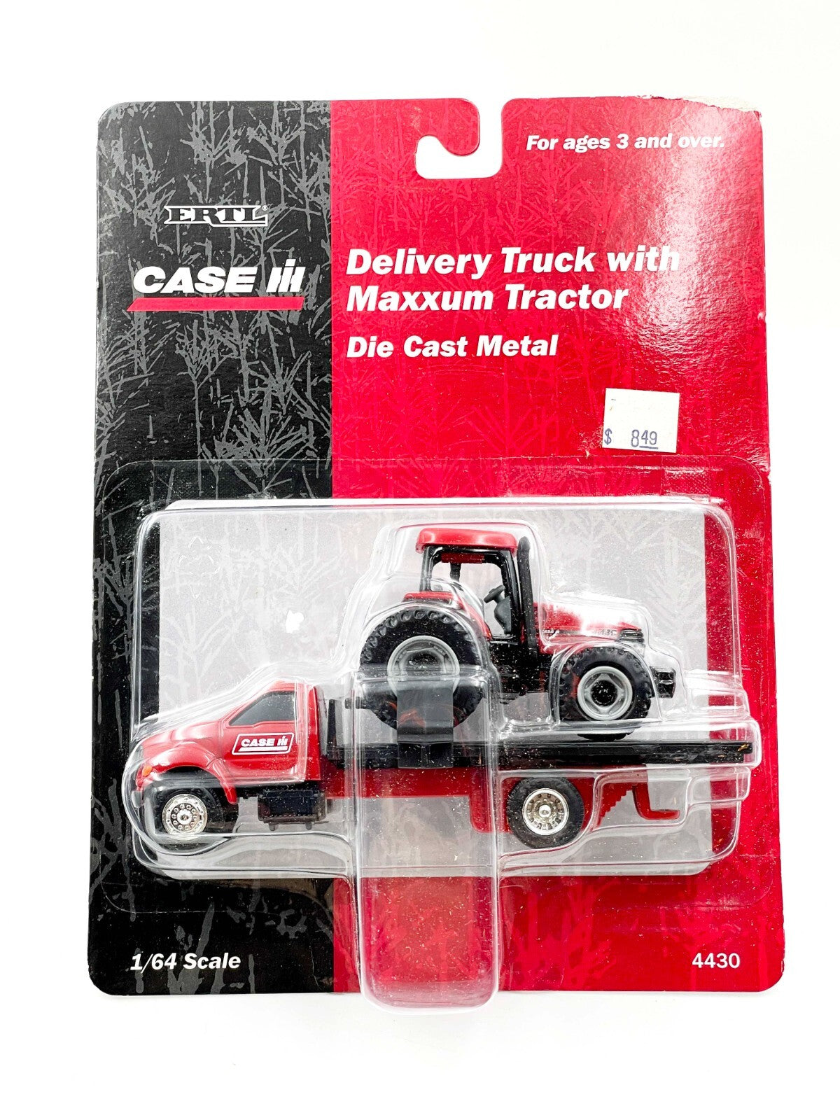 1/64 Case IH Delivery Truck W/ Maxxum Tractor