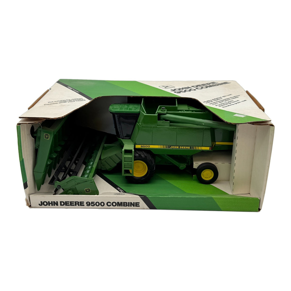 1/28 John Deere 9500 Combine W/ Corn & Grain Head