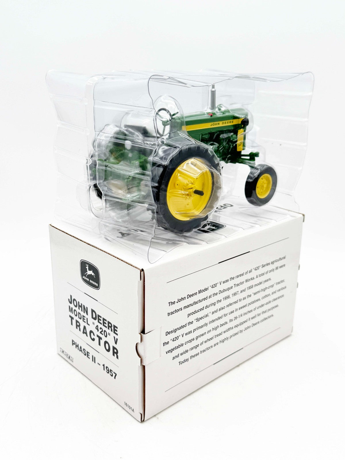 1/16 John Deere 420V Tractor, Two Cylinder Club 2003