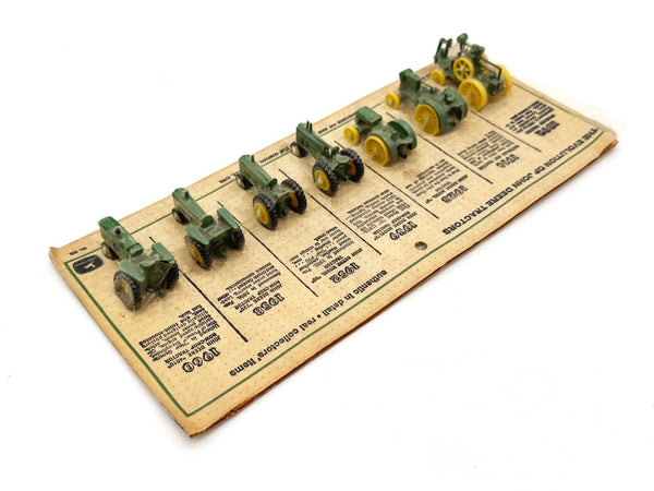 1/64 John Deere Evolution of Tractors 1960s Set in Bubble