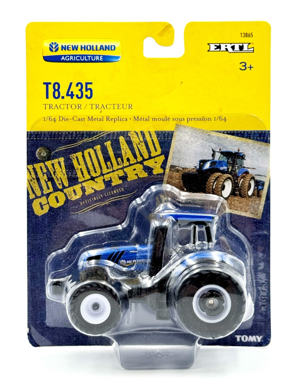 1/64 New Holland T8.435 Tractor with Duals On Front & Rear