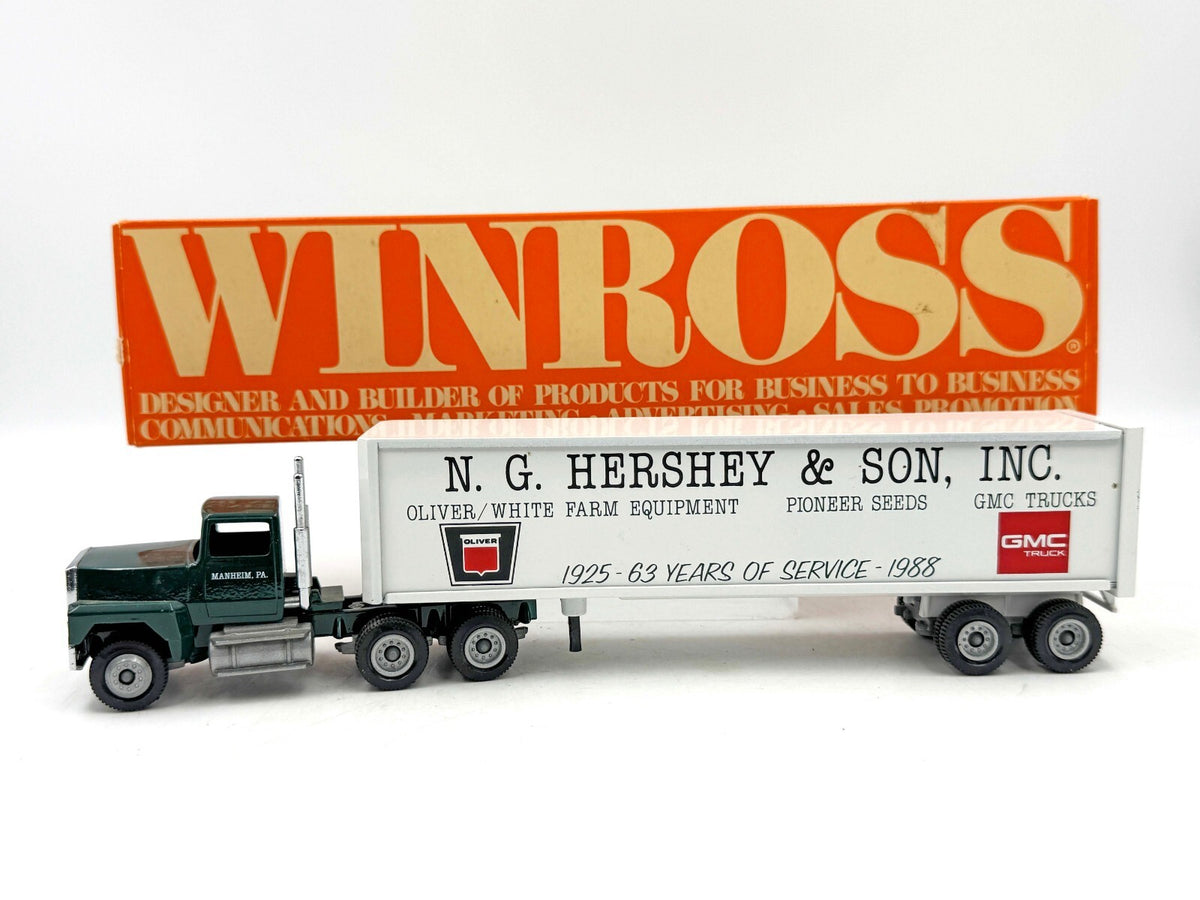 1/64 Winross Truck Semi N G Hershey Oliver GMC Pioneer A155