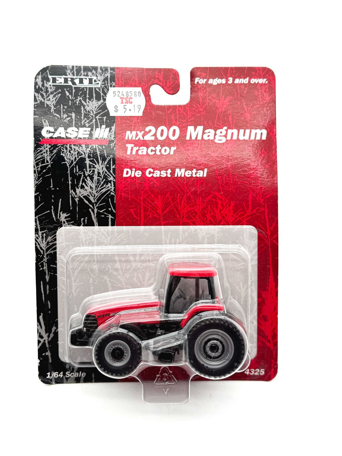 1/64 Case IH MX200 Magnum Front Wheel Assist Tractor