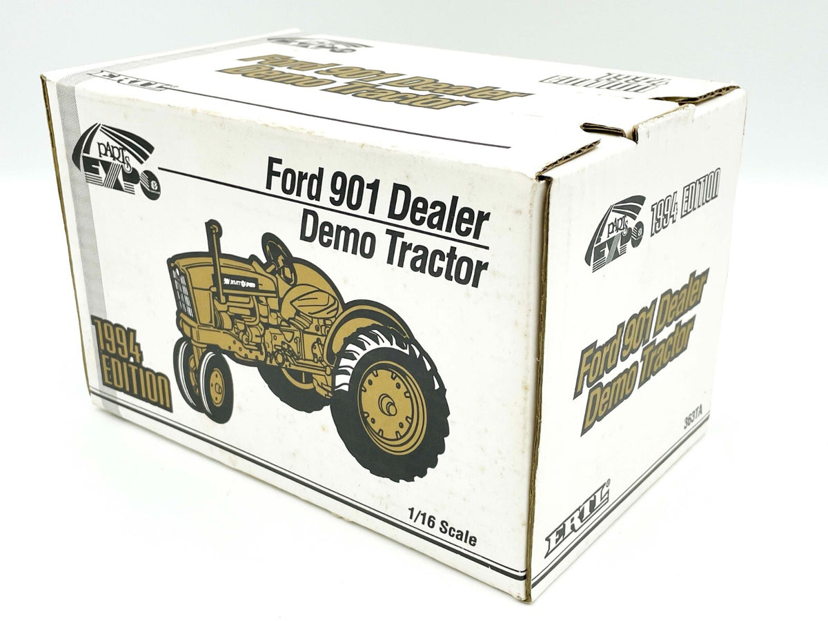 1/16 Ford 901 Narrow Front Tractor, 1994 Dealer Expo Edition, Gold Demo Tractor