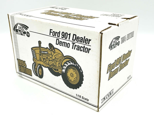 1/16 Ford 901 Narrow Front Tractor, 1994 Dealer Expo Edition, Gold Demo Tractor