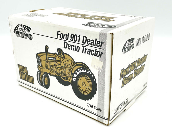 1/16 Ford 901 Narrow Front Tractor, 1994 Dealer Expo Edition, Gold Demo Tractor