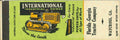 Matchbook Cover International Crawler Tractor Florida Georgia Tractor Co Waycros