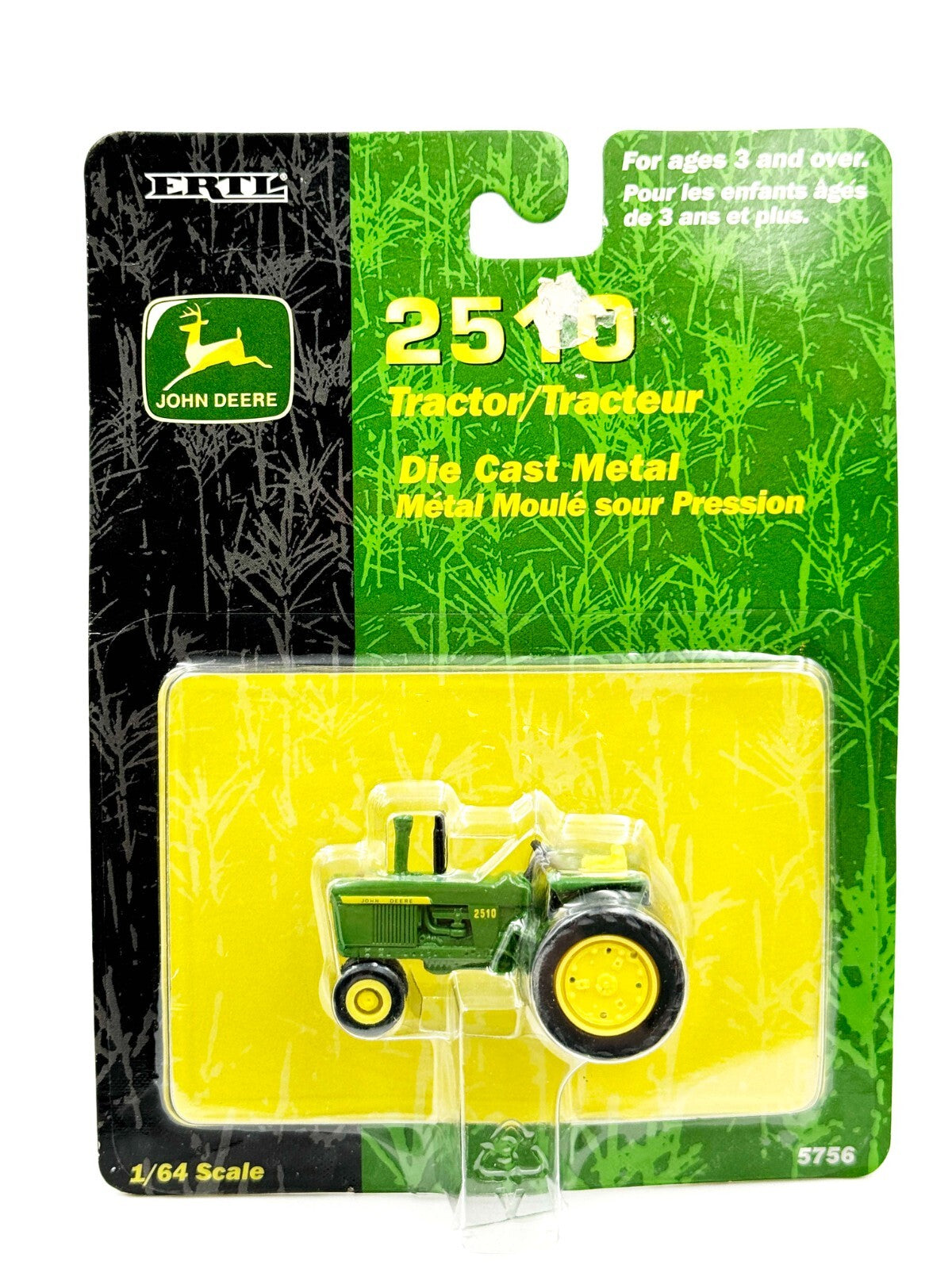 1/64 John Deere 2510 Tractor With Narrow Front