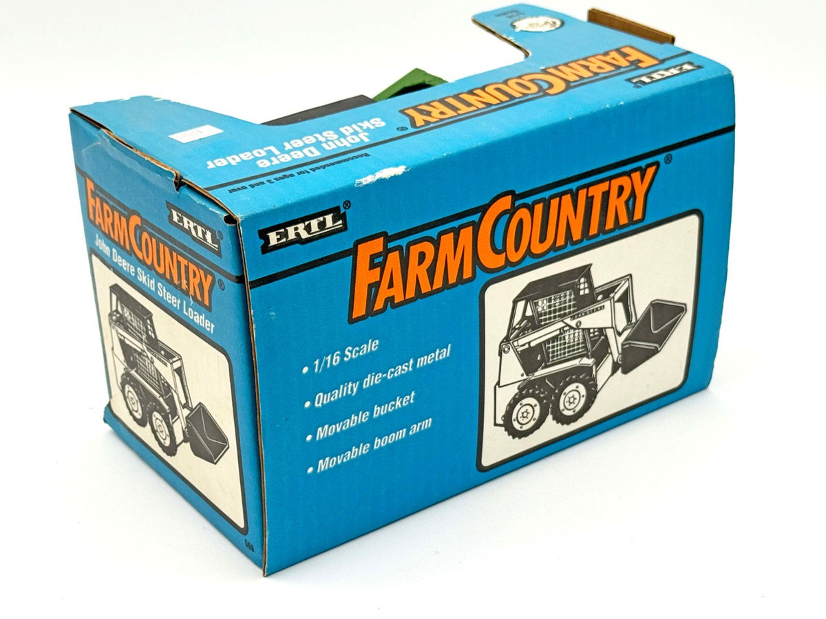 1/16 John Deere Skid Steer Loader in Farm Country Box
